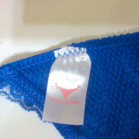 Knotty Knickers Sapphire Secret G-String - Picture 7 of 9